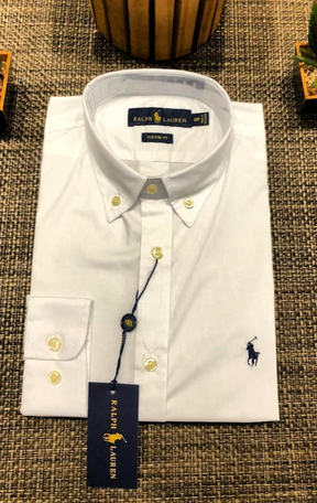 Kit 5 Camisas Sociais Manga Longa RL