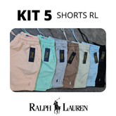 Kit 5 Shorts Linho RL - Cores Mistas | ÚLTIMAS UNIDADES