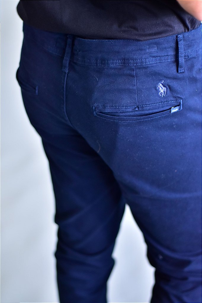 Calça Sarja RL - Azul Marinho